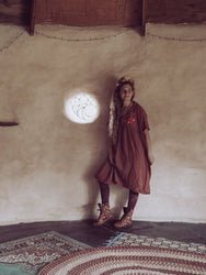 Karuna Dress - Warm Plum